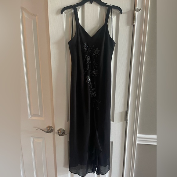 R&M Richards Dress, Black, Size 12P - Picture 2 of 7